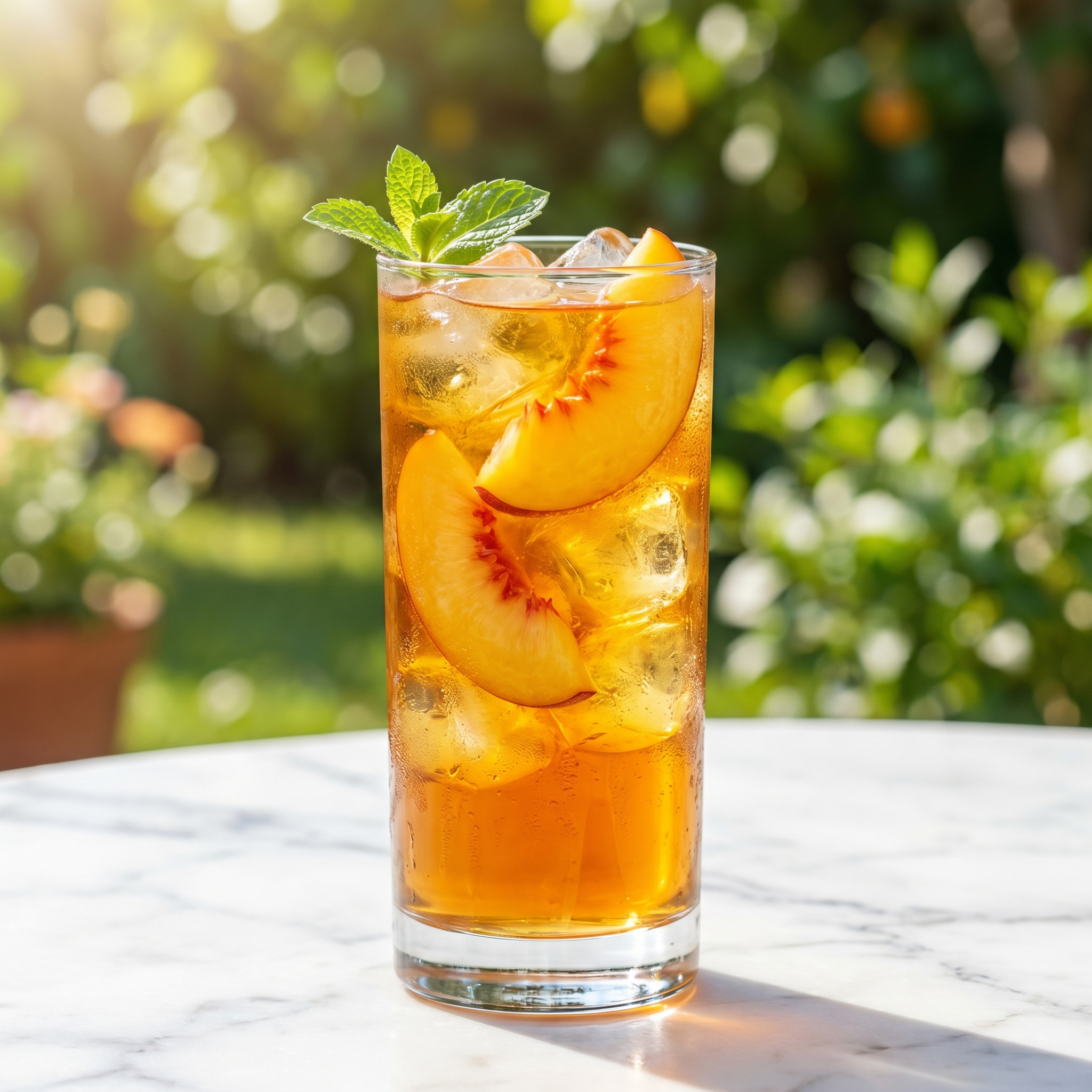 Iced Peach Tea